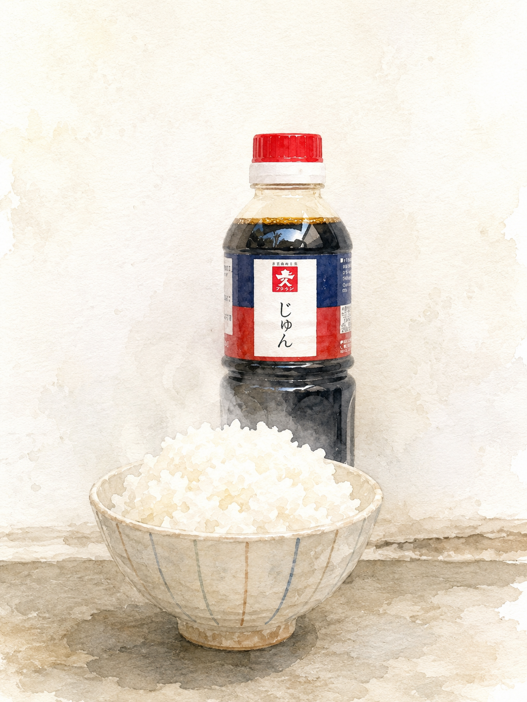 福岡の醤油と白ごはん